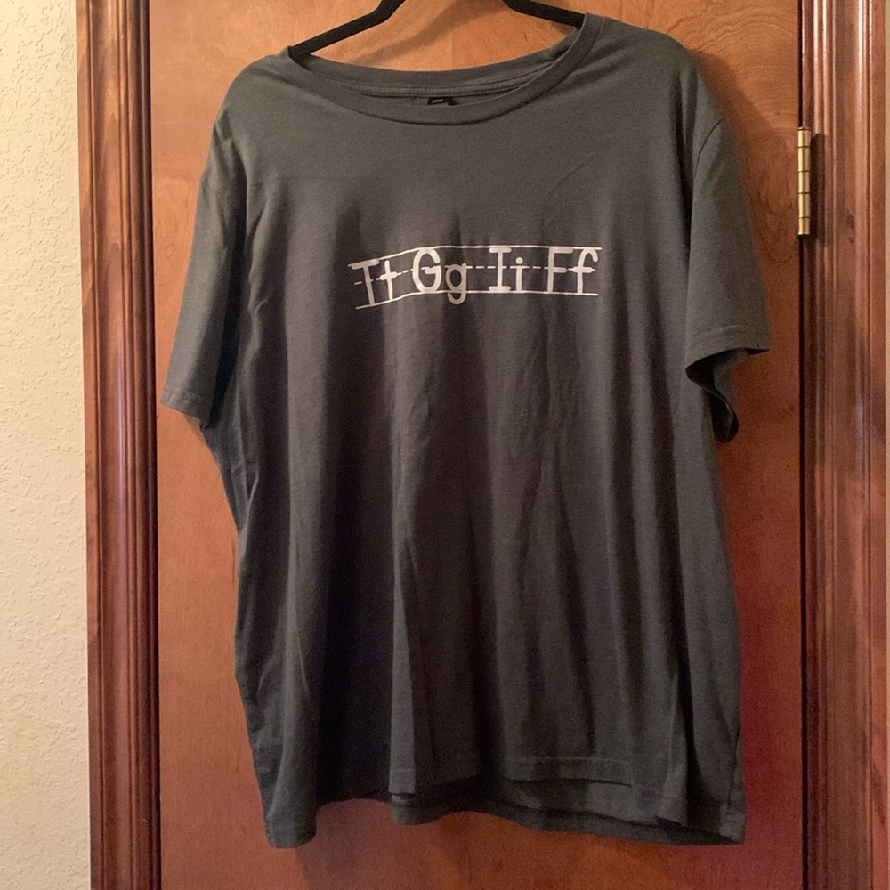 TGIF Handwriting T-shirt Plus Size